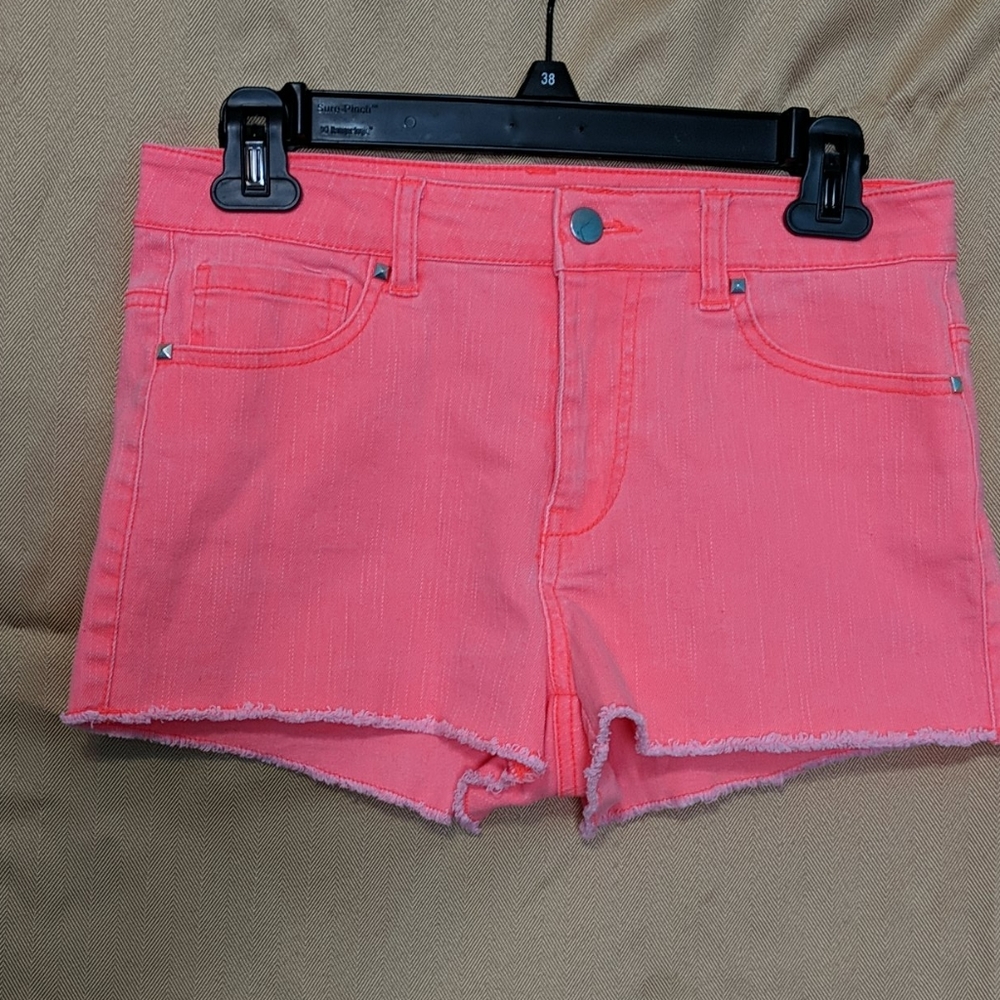Forever 21 cut off tangerine jean shorts - Picture 1 of 7